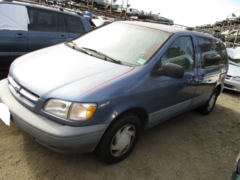 1999 TOYOTA SIENNA LE DENIM BLUE 3.0L AT 2WD Z16465 RANCHO TOYOTA